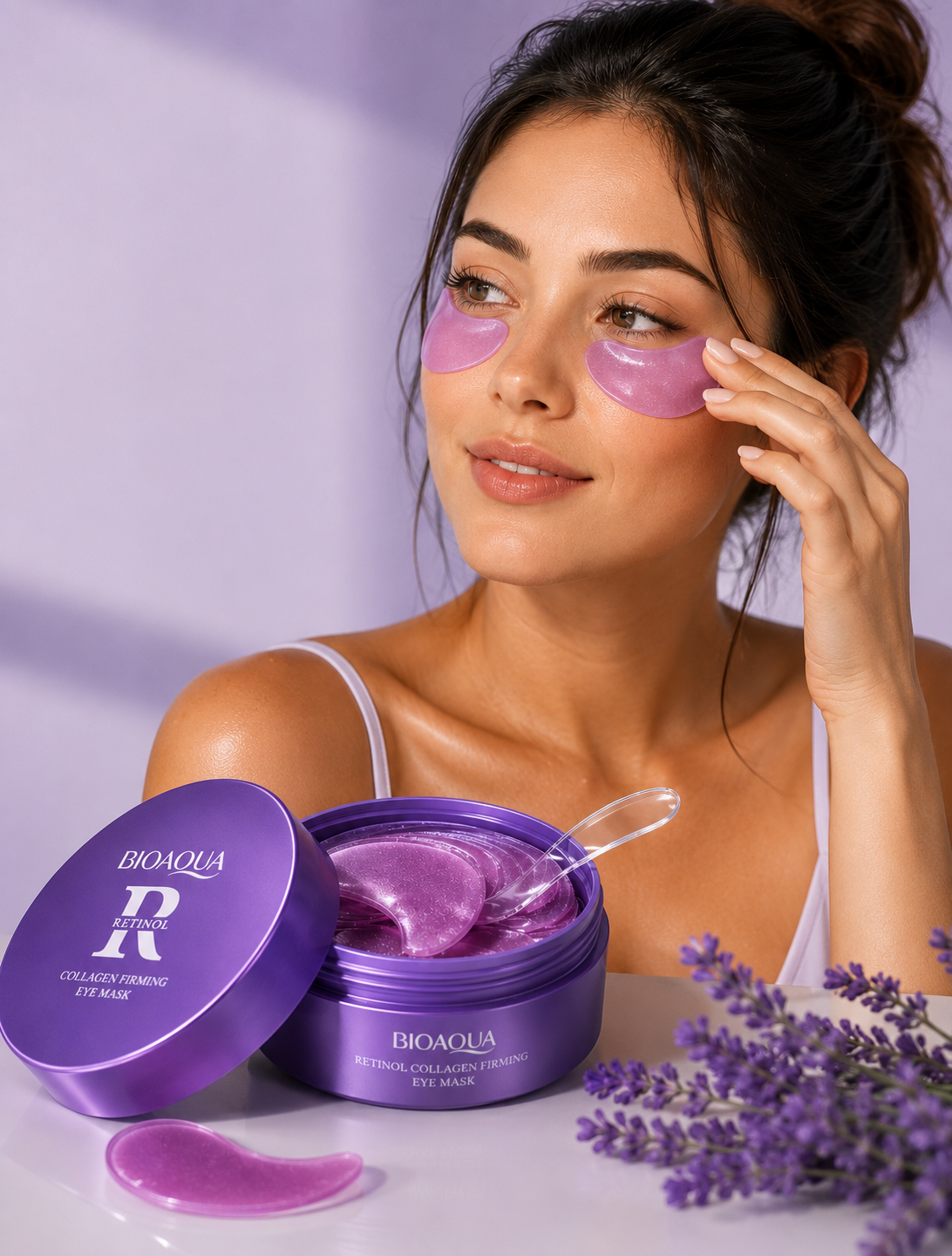 PARCHES HIDROGEL CON RETINOL MORADO